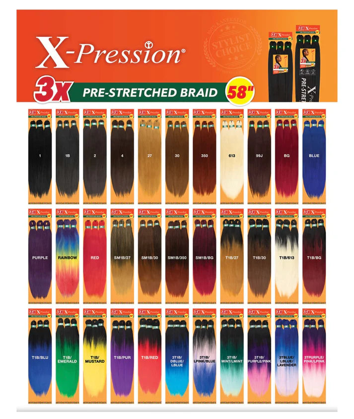 Sensationnel Xpression braiding hair
